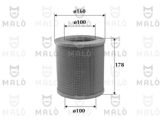 Filtre à air AKRON-MALÒ 1500088