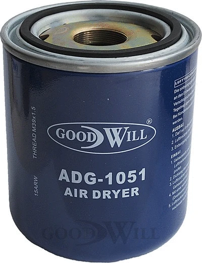Cartouche de dessicateur, système d'air comprimé GOODWILL ADG 1051