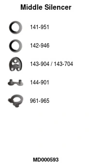 Silencieux central FA1 MD000593