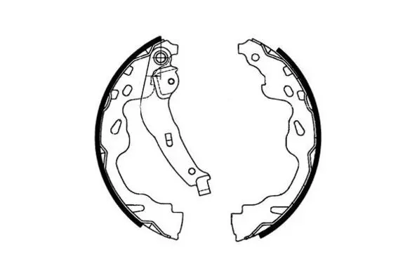 Jeu de mâchoires de frein E.T.F. 09-0633