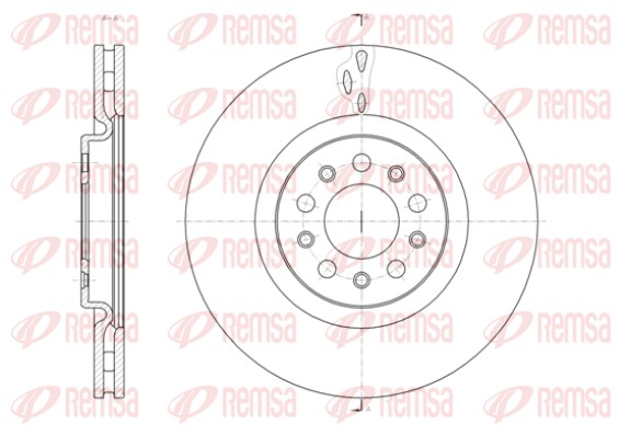 Disque de frein REMSA 61429.10