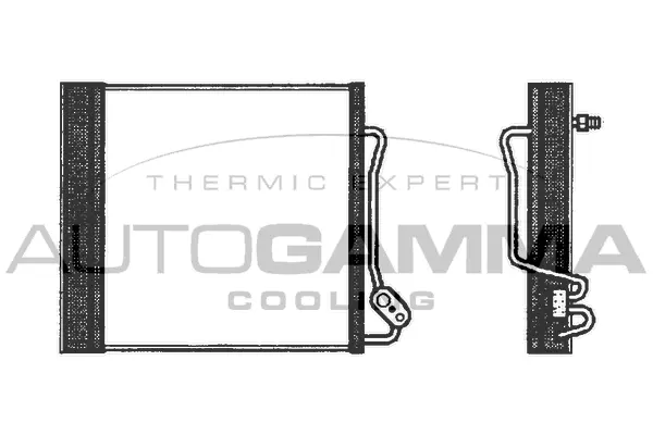 Condenseur, climatisation AUTOGAMMA 102682