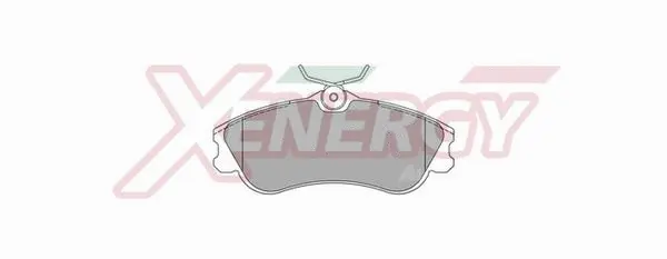 Kit de plaquettes de frein, frein à disque AP XENERGY X40661