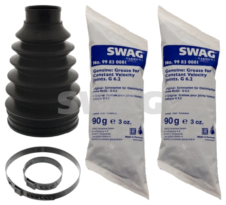 Jeu de joints-soufflets, arbre de commande SWAG 60 94 9907