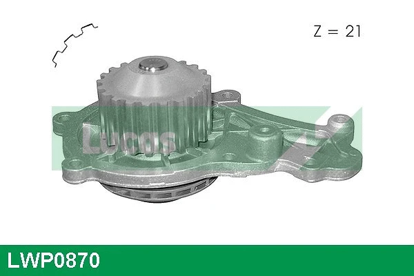 Pompe à eau, refroidissement du moteur LUCAS LWP0870
