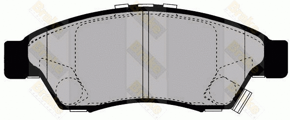 Kit de plaquettes de frein, frein à disque Brake ENGINEERING PA1502