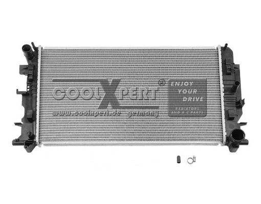 Radiateur, refroidissement du moteur BBR Automotive 001-60-10191