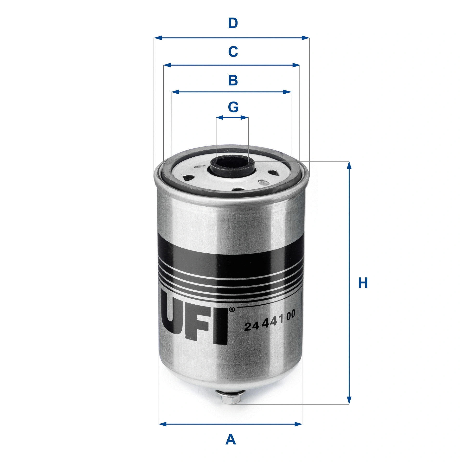 Filtre à carburant UFI 24.441.00