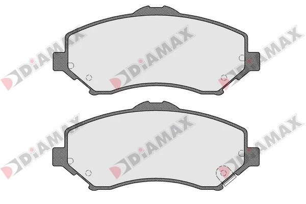 Kit de plaquettes de frein, frein à disque DIAMAX N09487