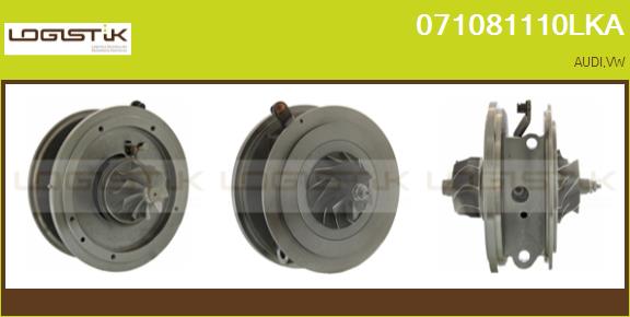 Groupe carter, turbocompresseur LGK 071081110LKA