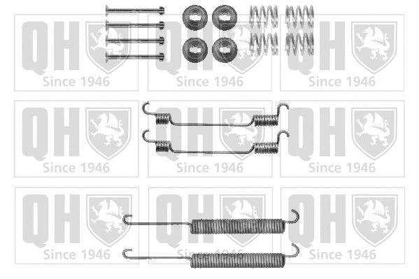 Kit d'accessoires, mâchoire de frein QUINTON HAZELL BFK448