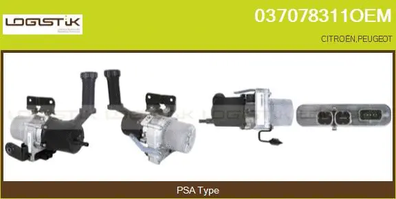Pompe hydraulique, direction LGK 037078311OEM