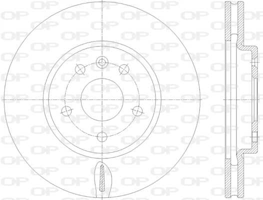 Disque de frein OPEN PARTS BDR2813.20