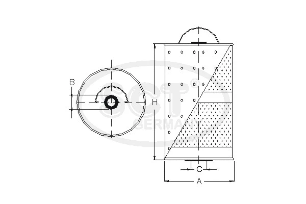 Filtre à huile SCT - MANNOL SF 506