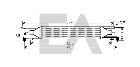 Refroidisseur d'air de suralimentation EACLIMA 36A54029