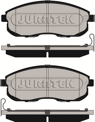 Kit de plaquettes de frein, frein à disque JURATEK JCP090
