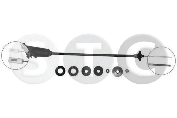 Tirette à câble, commande d'embrayage STC T480711