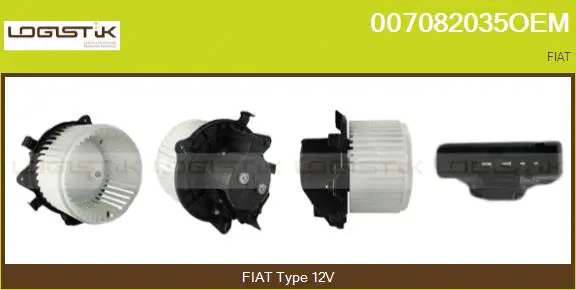 Pulseur d'air habitacle LGK 007082035OEM