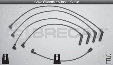 Kit de câbles d'allumage BRECAV 28.524