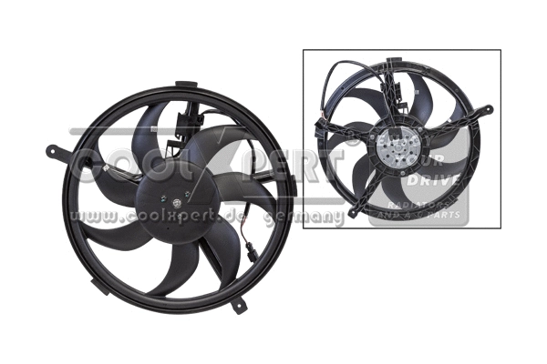 Ventilateur, refroidissement du moteur BBR Automotive 001-10-26643