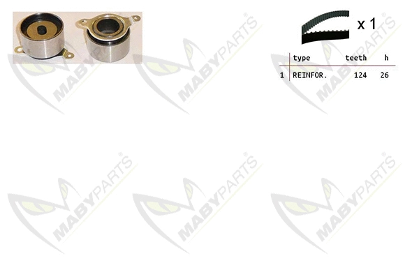 Kit de courroie crantée MABYPARTS OBK010462
