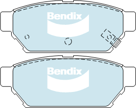 Kit de plaquettes de frein, frein à disque BENDIX-SEA DB1278 HD