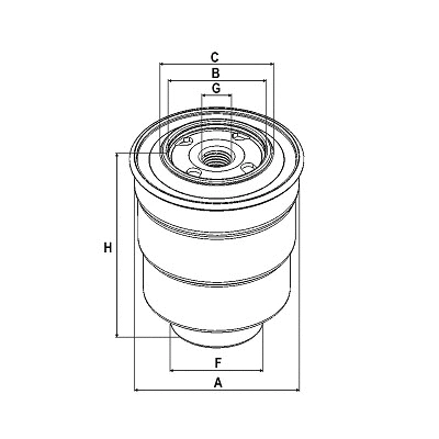 Filtre à carburant SAMPIYON FILTER CS 0183 M