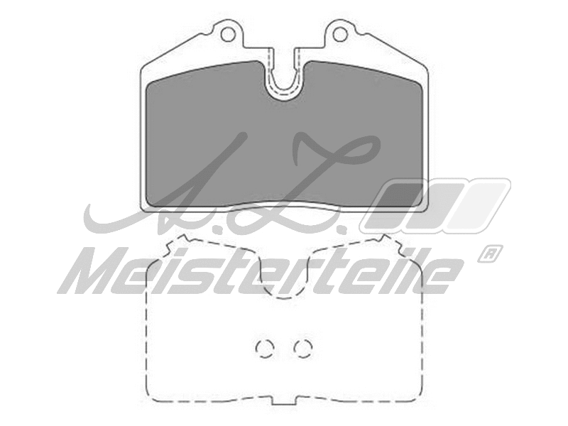 Kit de plaquettes de frein, frein à disque A.Z. Meisterteile AZMT-44-022-2321