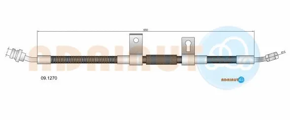 Flexible de frein ADRIAUTO 09.1270