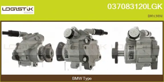 Pompe hydraulique, direction LGK 037083120LGK