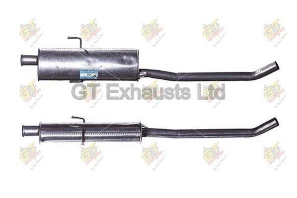Silencieux central GT Exhausts GCN365