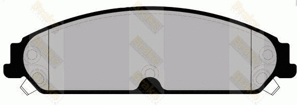 Kit de plaquettes de frein, frein à disque Brake ENGINEERING PA1767