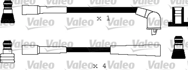 Kit de câbles d'allumage VALEO 346157
