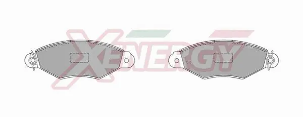 Kit de plaquettes de frein, frein à disque AP XENERGY X40679
