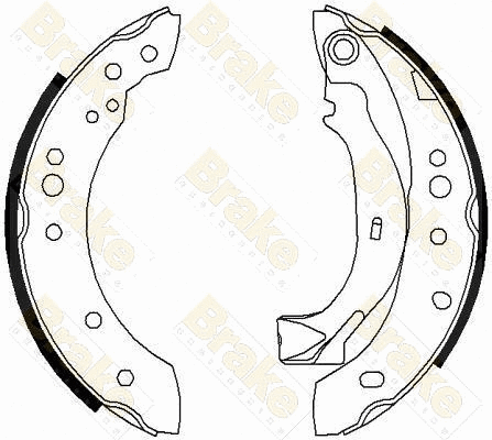 Jeu de mâchoires de frein Brake ENGINEERING SH2577
