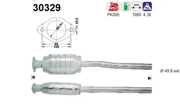 Catalyseur AS 30329