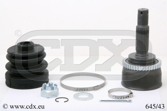 Jeu de joints, arbre de transmission CDX 645/43