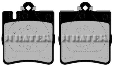 Kit de plaquettes de frein, frein à disque JURATEK JCP1322