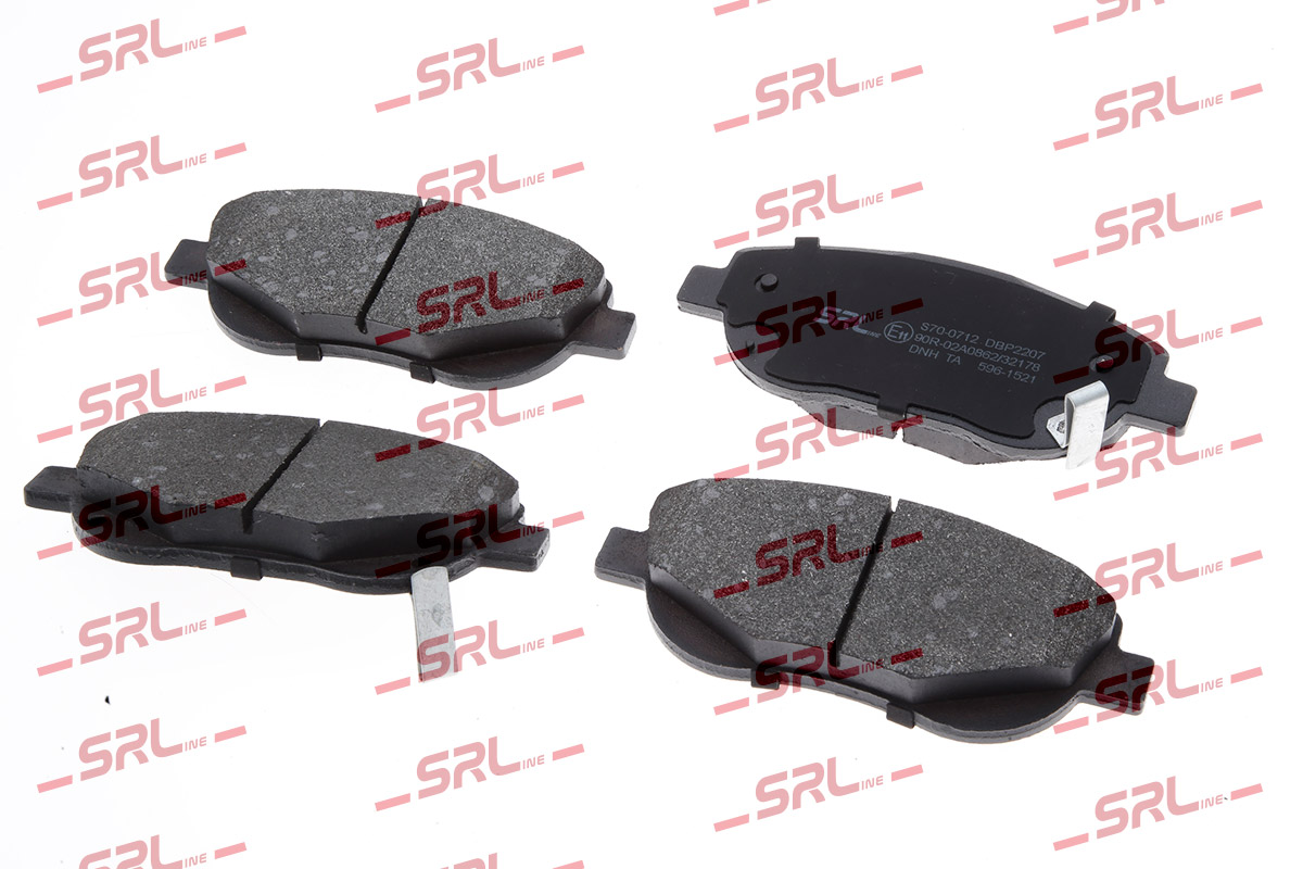 Kit de plaquettes de frein, frein à disque SRLine S70-0712