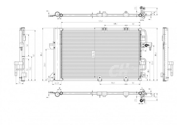 Condenseur, climatisation HART 606 521
