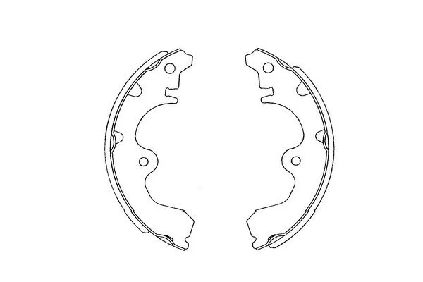 Jeu de mâchoires de frein KAVO PARTS KBS-9902