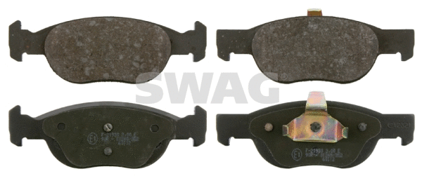 Kit de plaquettes de frein, frein à disque SWAG 70 91 6372