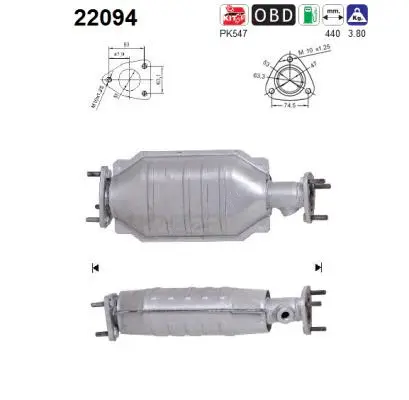Catalyseur AS 22094