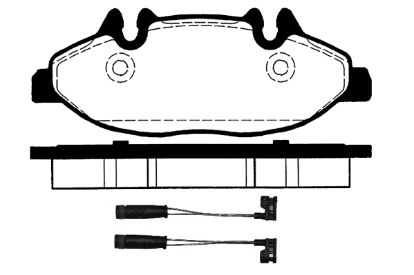 Kit de plaquettes de frein, frein à disque RAICAM RA.0844.1