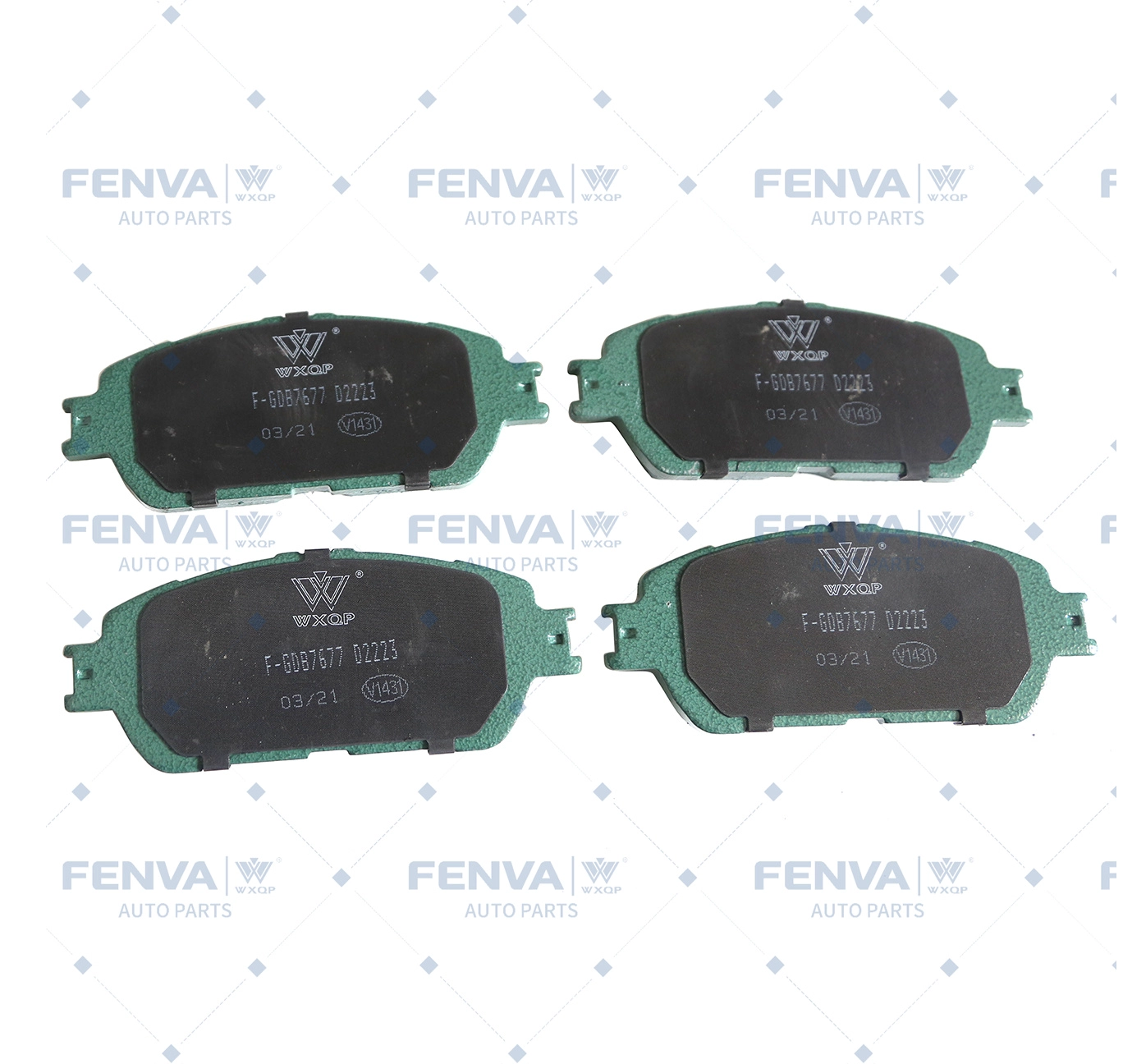 Kit de plaquettes de frein, frein à disque WXQP 40454