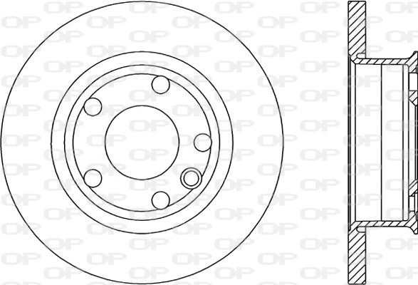 Disque de frein OPEN PARTS BDR1588.10