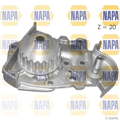 Pompe à eau, refroidissement du moteur NAPA NWP1437