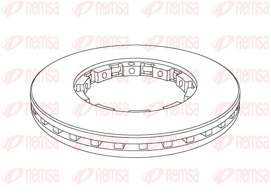 Disque de frein REMSA NCA1143.20