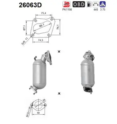 Catalyseur AS 26063D