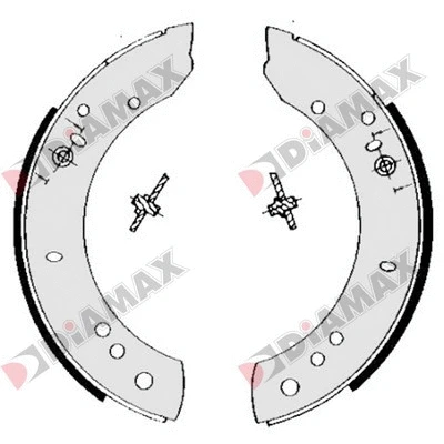 Jeu de mâchoires de frein DIAMAX N01253